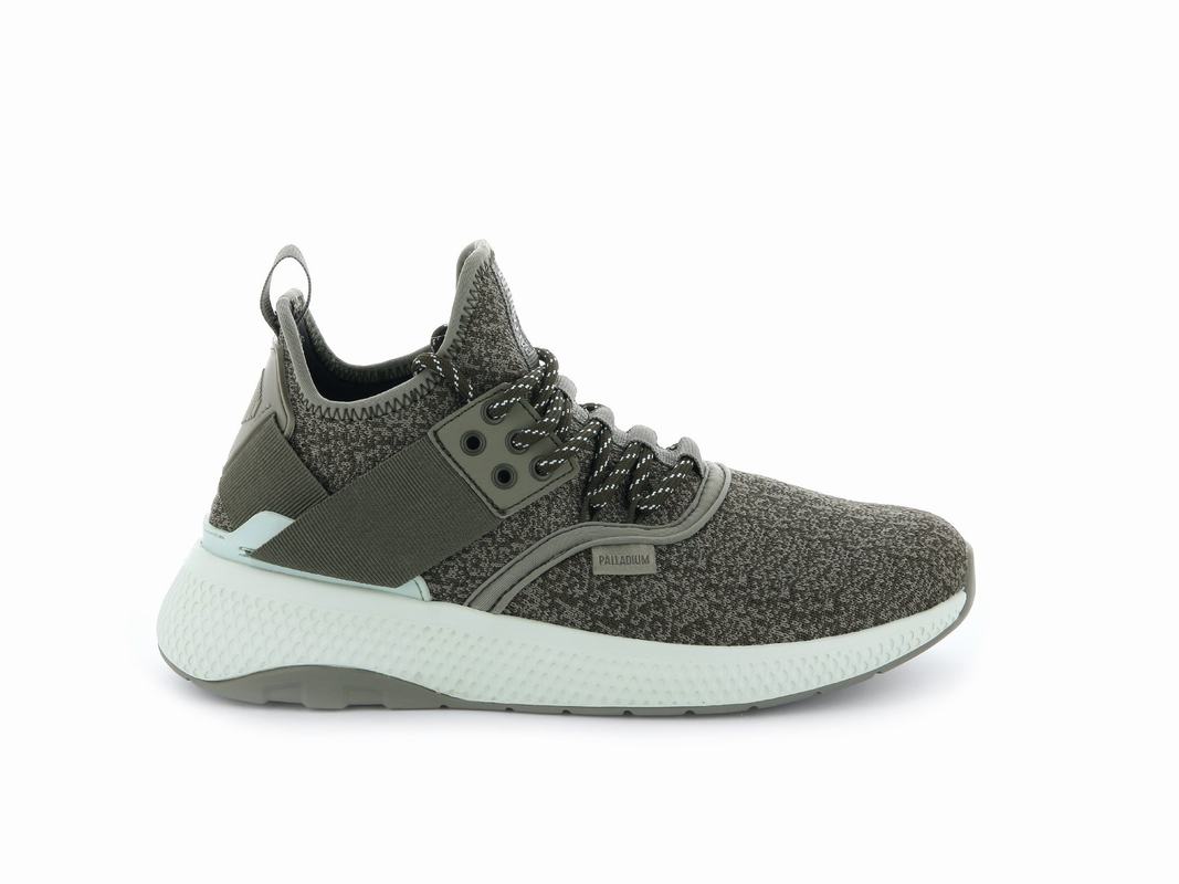 Zapatos Palladium Ax_eon Lace Knit Bajas Mujer - Verde Oliva ||JVOF-80164||